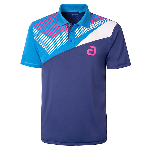 andro tabletennis Shirt Lavor darkblue/blue