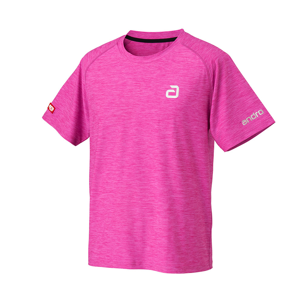 302048_andro_Melange_T_Shirt_Alpha_pink